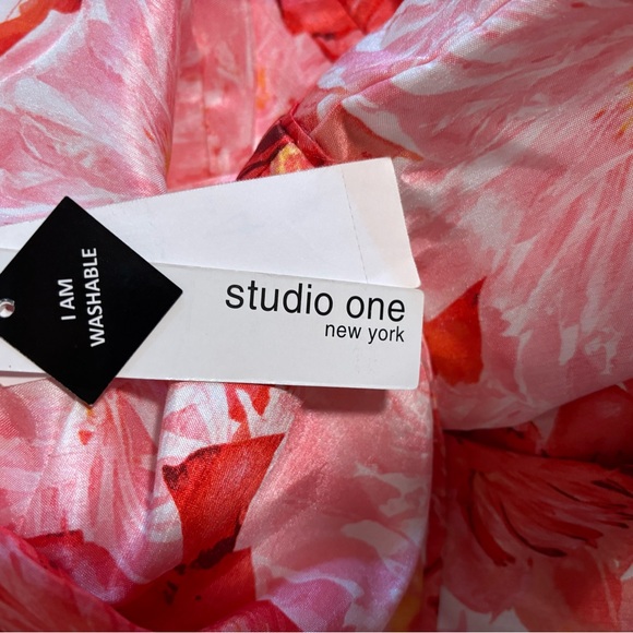 NWT Pink Floral Fit and Flare Cocktail Dress from Studio One - Picture 4 of 6